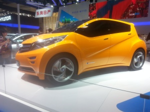 This BEV concept from Nissan partner Dongfeng might look familiar.   